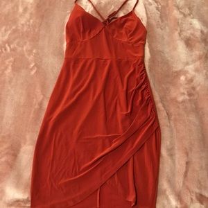 Copper going out dress